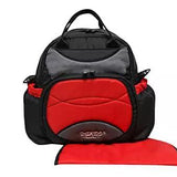 Petit Bebe Diaper Bag Smart Space - Red - Ourkids - Petit Bebe