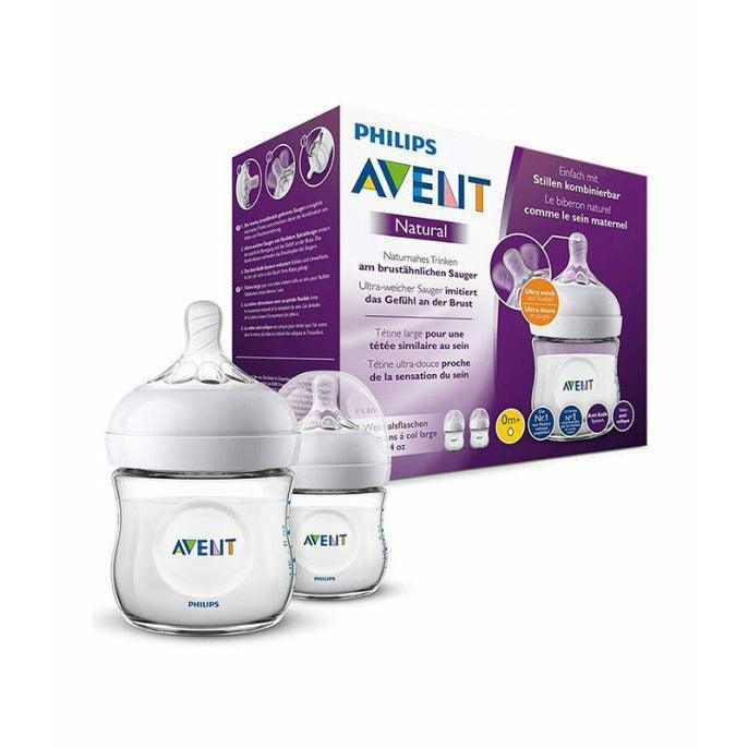 Philips Avent Natural Feeding Bottle 2x125ml - Ourkids - Philips Avent