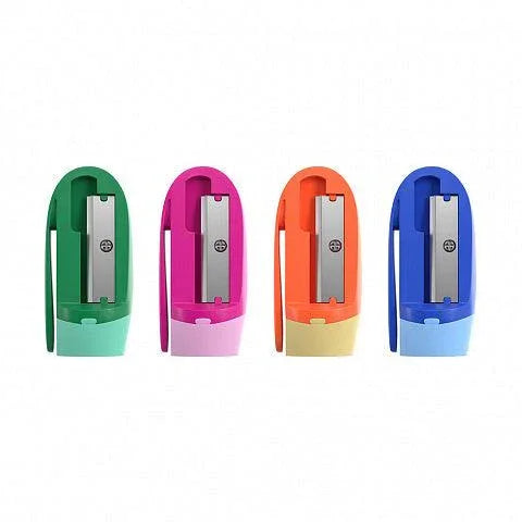 Plastic sharpener ErichKrause® Joy®, color: assorted - Ourkids - Erich Krause