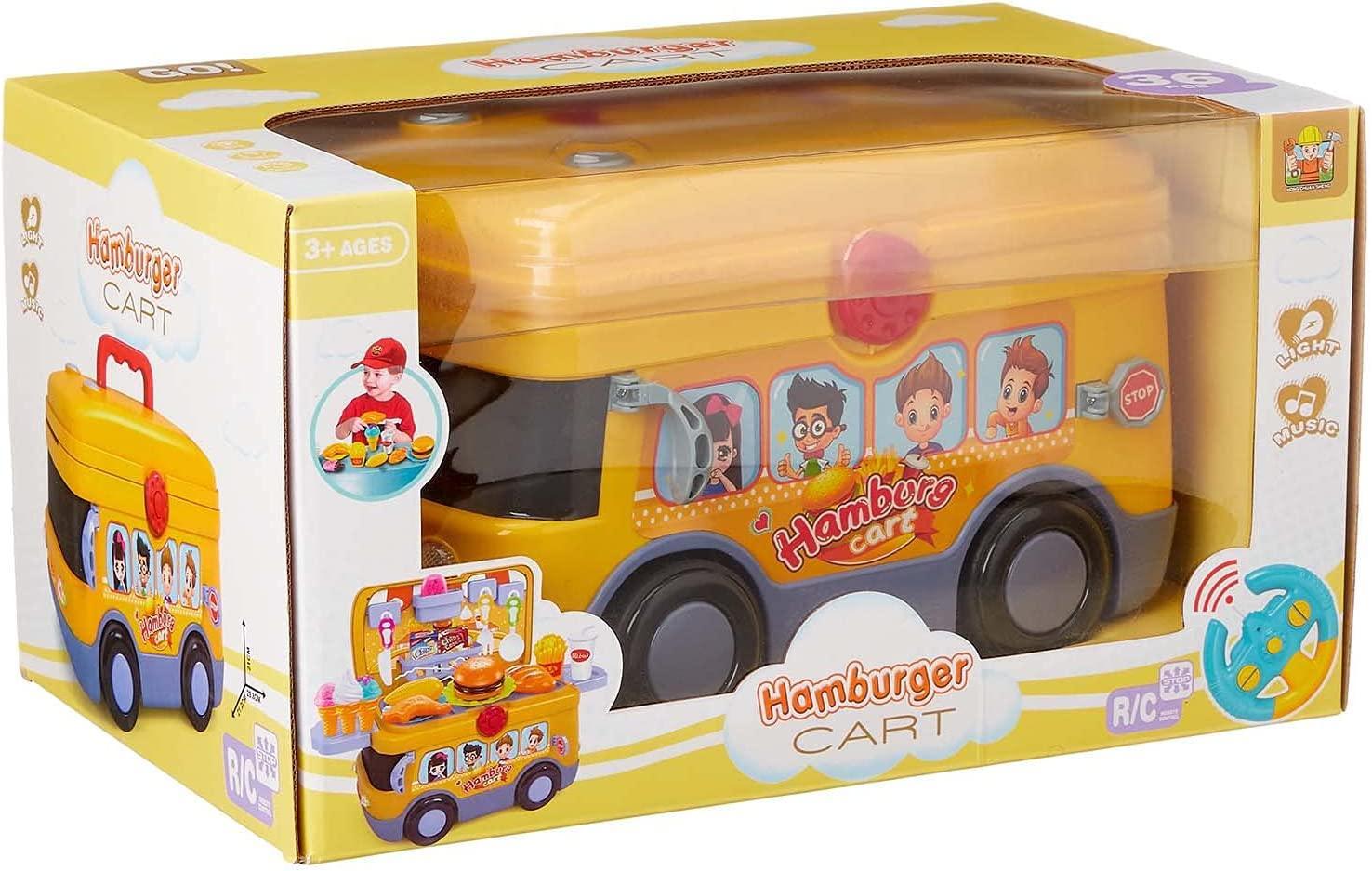 Radio Controlled Hamburger Cart Playset - 36 Pieces - Ourkids - Milano