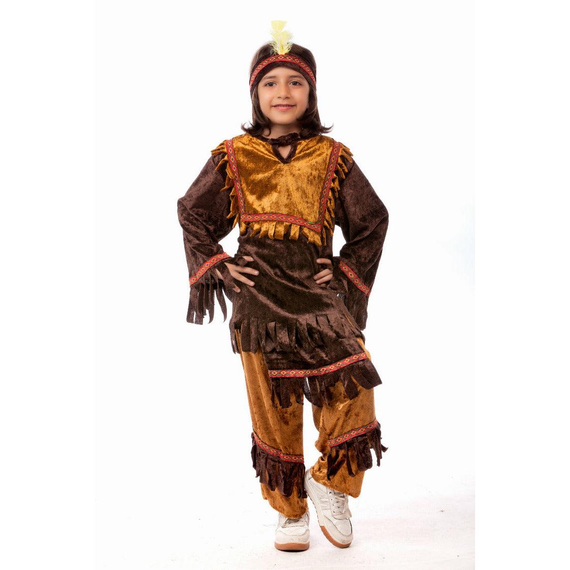 Red Indian Boy Costume - Ourkids - M&A