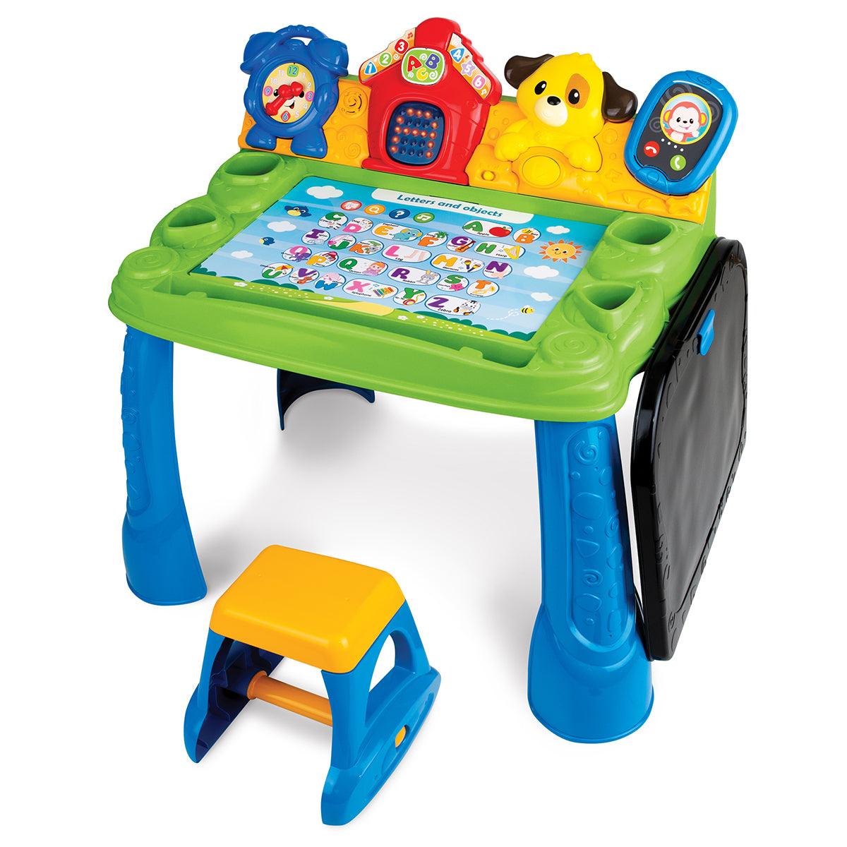 Smart Touch and Learn Activity Desk with Stool - Ourkids - WinFun