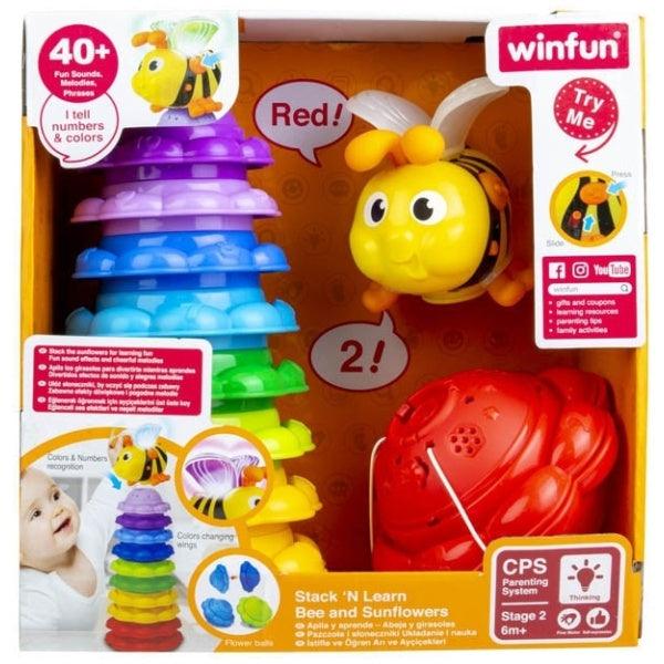 WinFun Stack ‘N Learn Bee and Sunflowers - Ourkids - WinFun