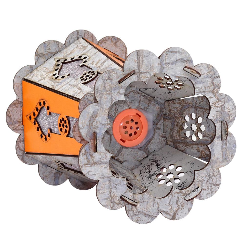 Wooden Fanous Ramadan With Sound And Light - Ourkids - OKO