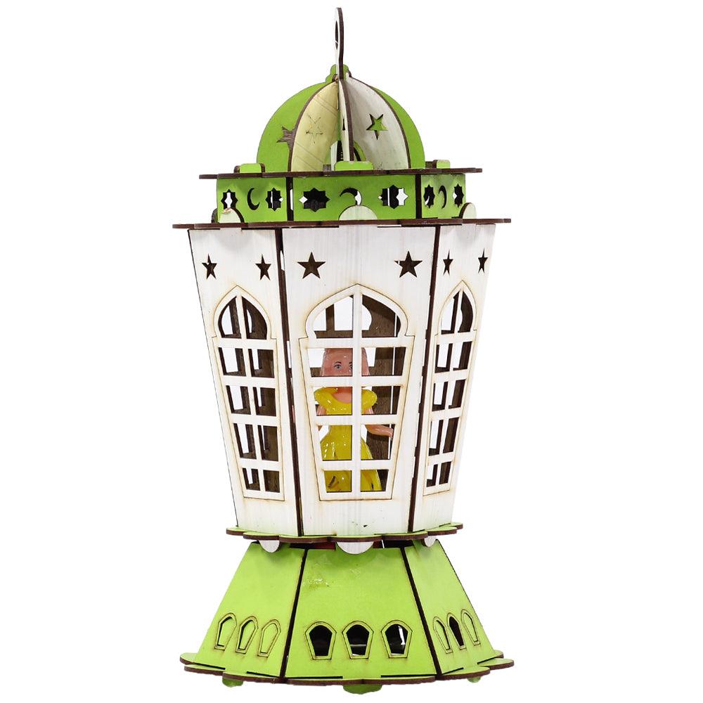 Wooden Fanous Ramadan With Sound And Light - Ourkids - OKO