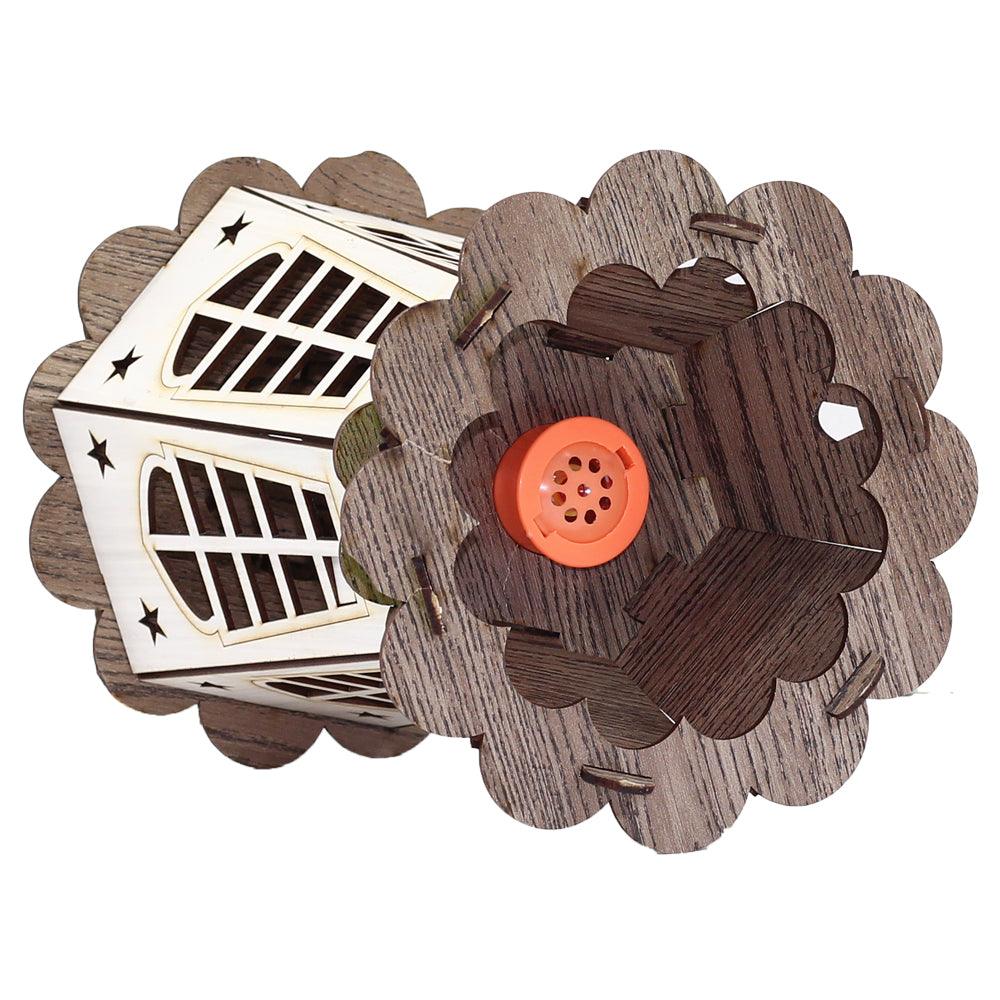 Wooden Fanous Ramadan With Sound And Light - Ourkids - OKO