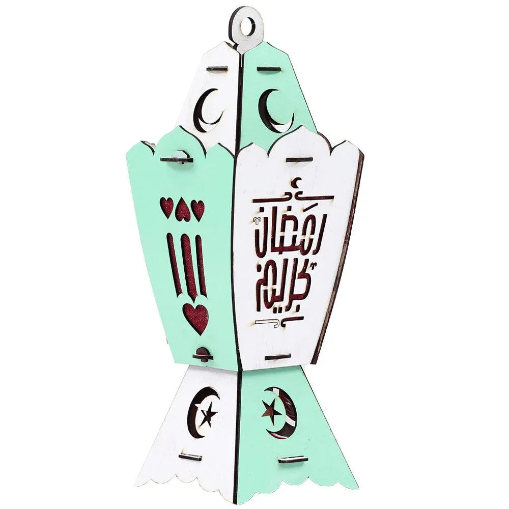 Wooden Fanous Ramadan With Sound And Light - Ourkids - OKO