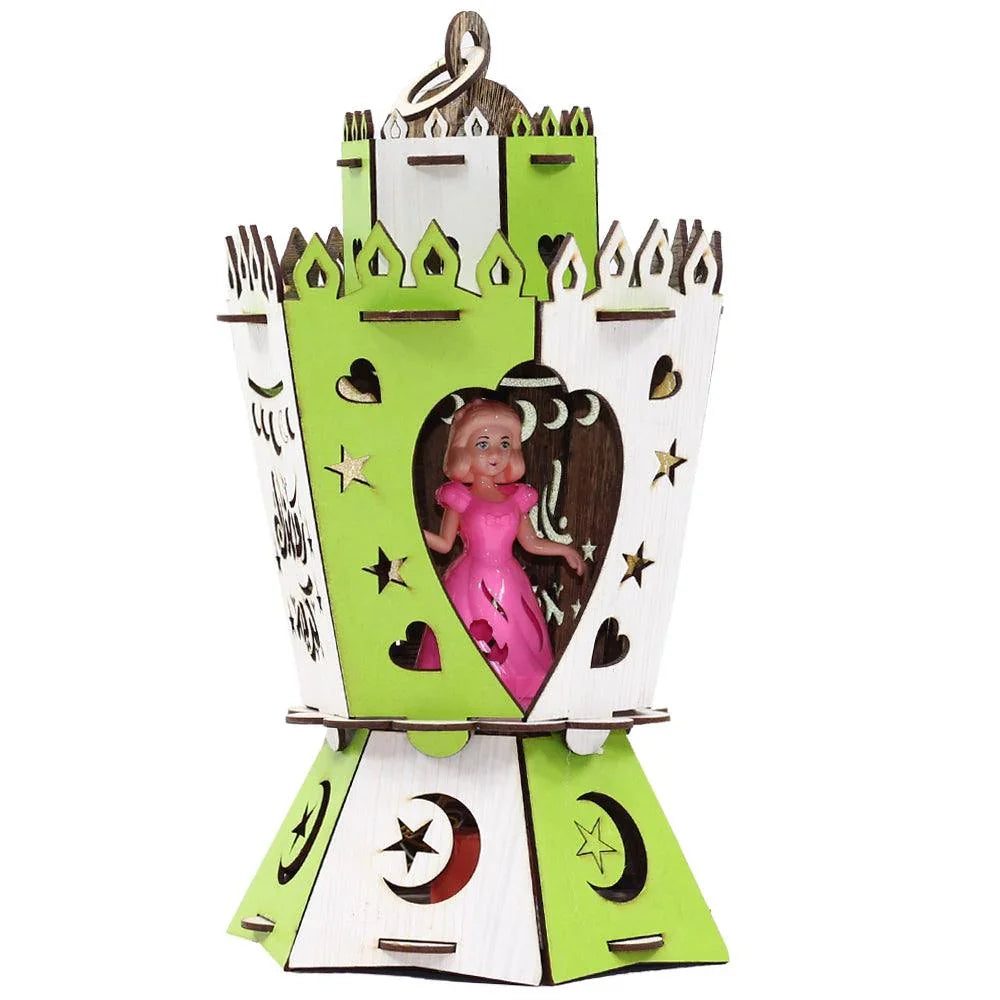 Wooden Fanous Ramadan With Sound And Light - Ourkids - OKO